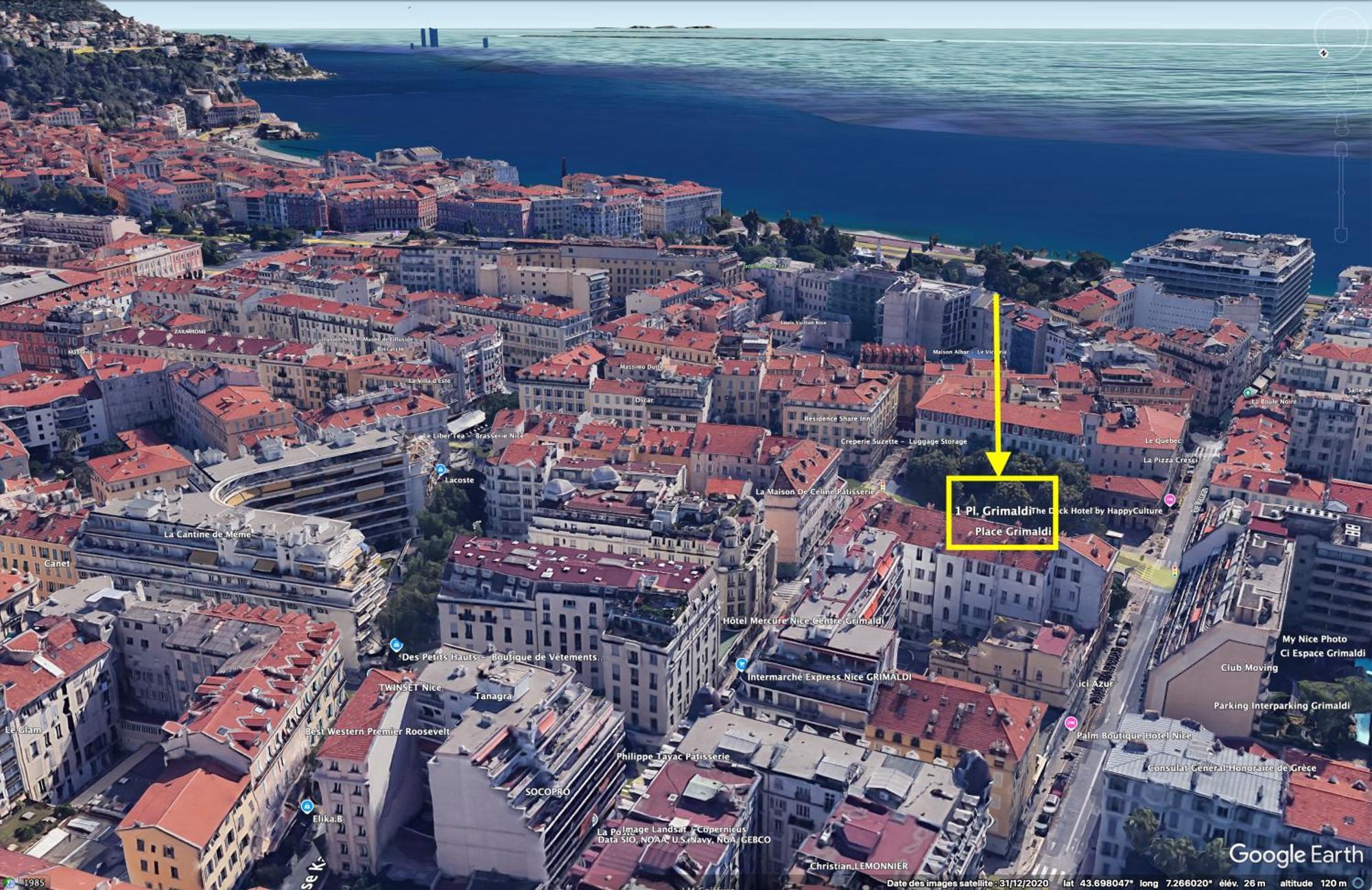 Apartment New! Remodeled In The Heart Of Nice, 3 Min, 2br, Ac, Elevator, Amazing Little Terrace, Location! Nizza